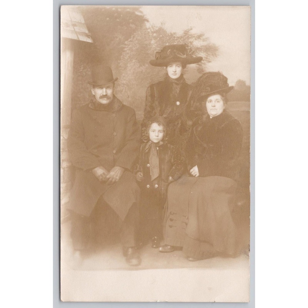 Vintage Duluth Mpls MN Real Photo Postcard c1910 Edwardian Fashion Hats Studio‎